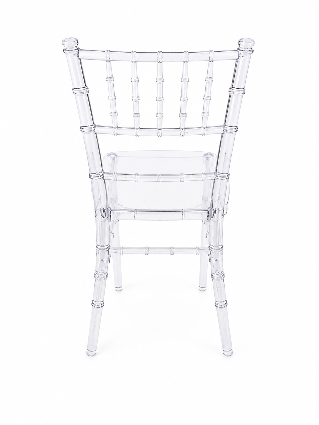 Clear Chiavari chairs