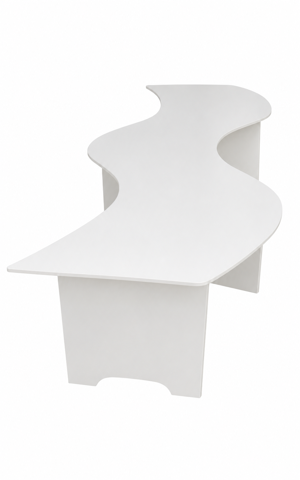 Kids Wavy Table & Clear Chiavari Chair Set Rental
