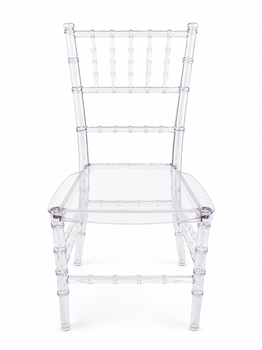 Clear Chiavari chairs