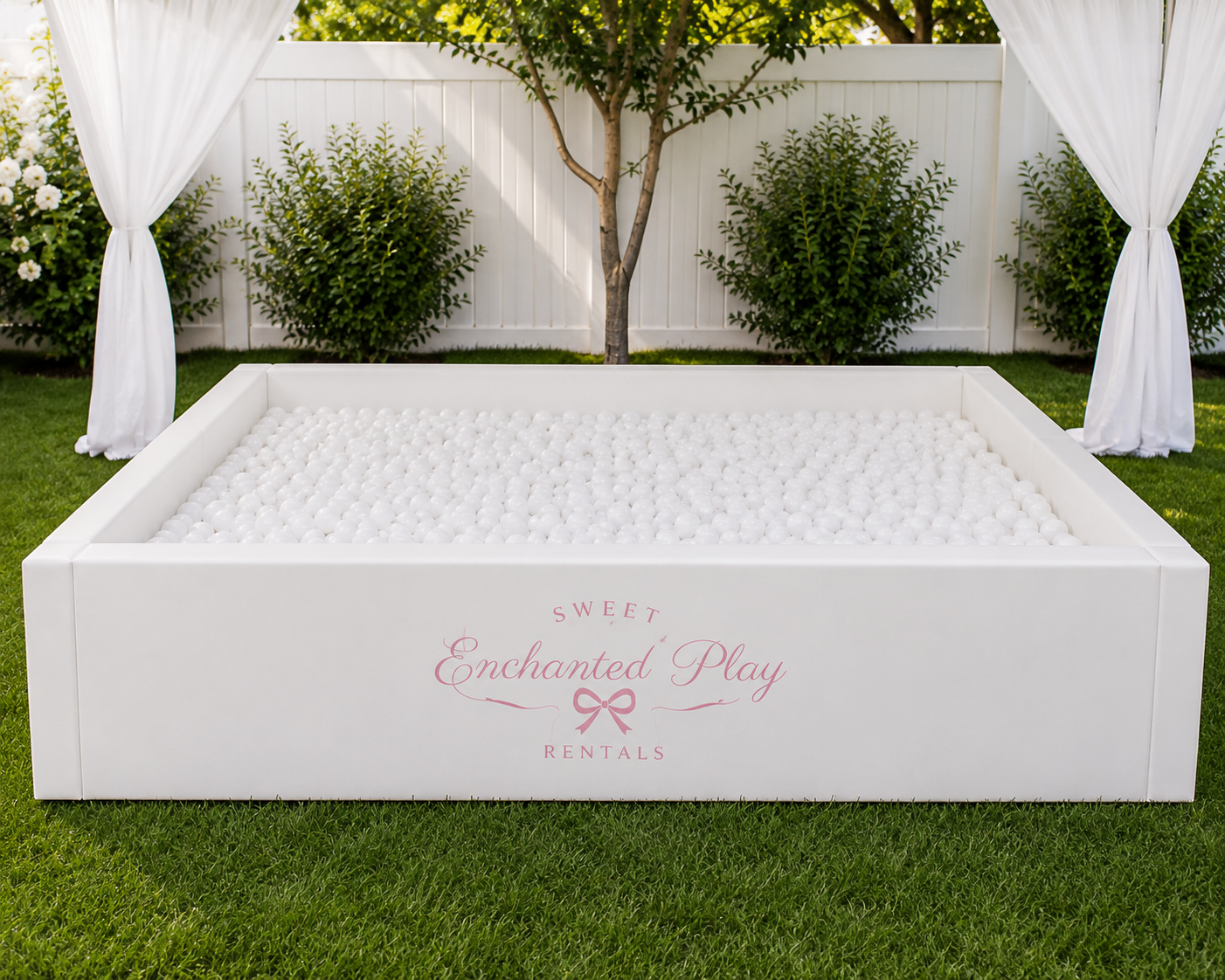 10' × 12' White Ball Pit Rental