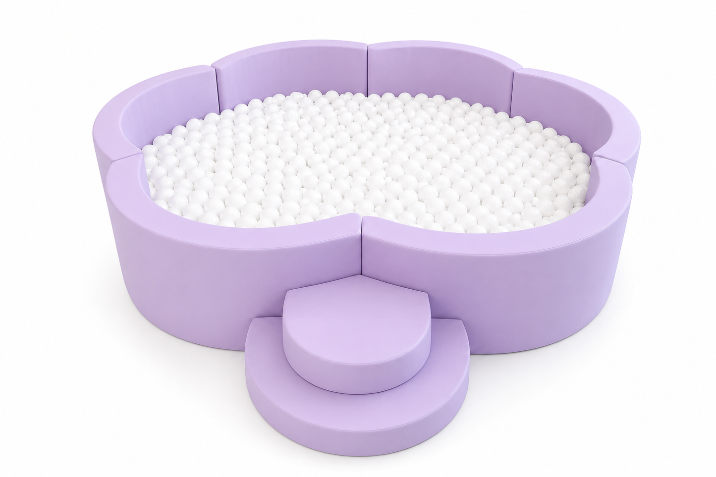 Lilac Flower Ball Pit Rental